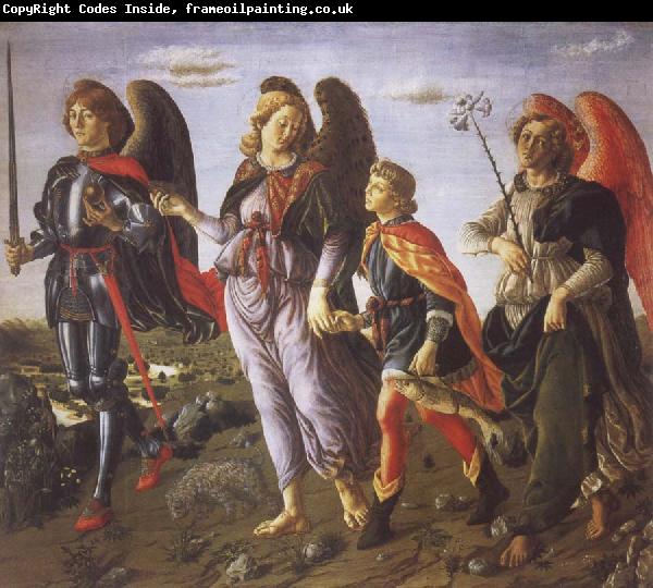 Francesco Botticini Tobias and the Three Archangels